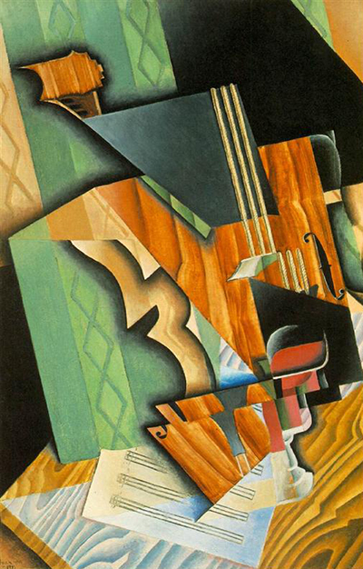 Violin and Glass Juan Gris